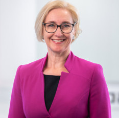 A head and shoulders photo of Dr Rhian Hayward, CEO of AberInnovation